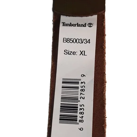 Timberland Dark Khaki 30mm Wrap Keeper Belt XL Minimalist Neutral Office - Picture 9 of 12